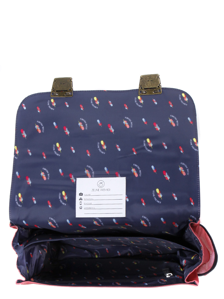 Cartable Jeune Premier It bag Midi Cherry Glitter Pink 38 cm