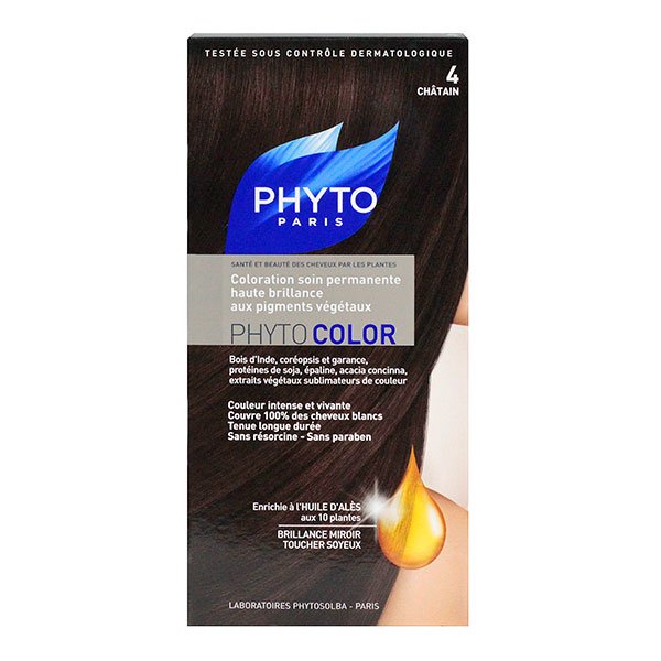 Phytocolor coloration soin permanente 4 châtain