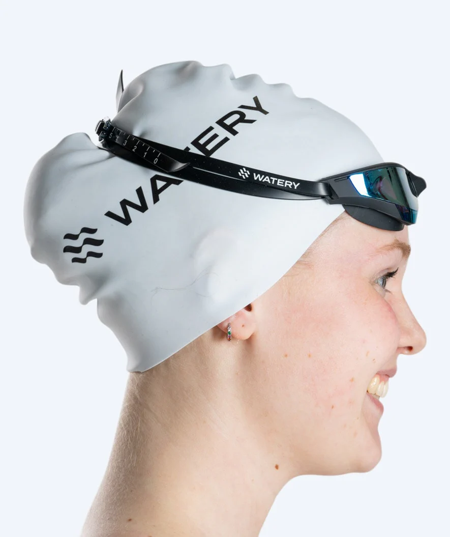 Watery svømmebriller - Instinct Ultra Mirror - Sort/blå