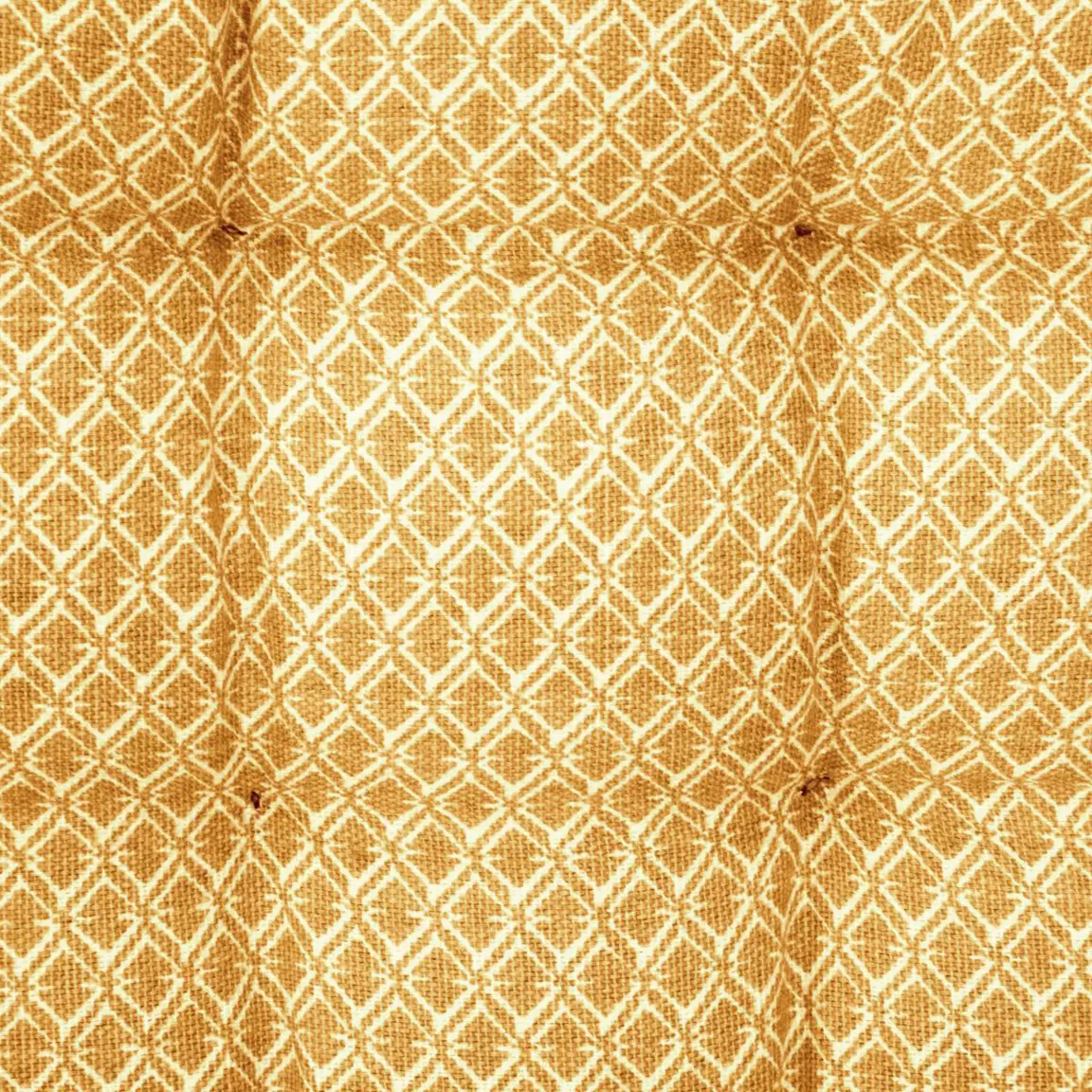 Coussin de chaise carré (38 x 38 cm) Otto Jaune ocre