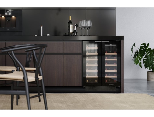 DOMETIC - Cave à vin encastrable de service D42B, 42 bouteilles, Double zone