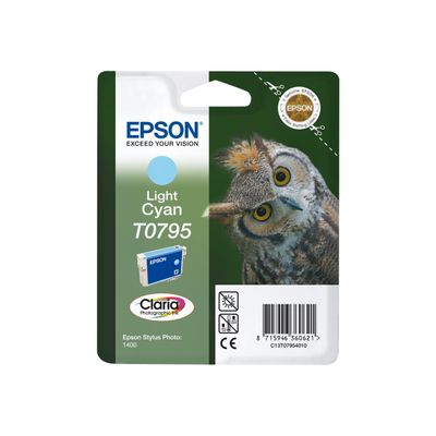 Epson T0795 Chouette - cyan clair - cartouche d'encre originale