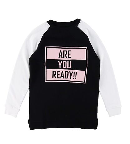 Add to Bag Sweatshirt - Schwarz m. Print