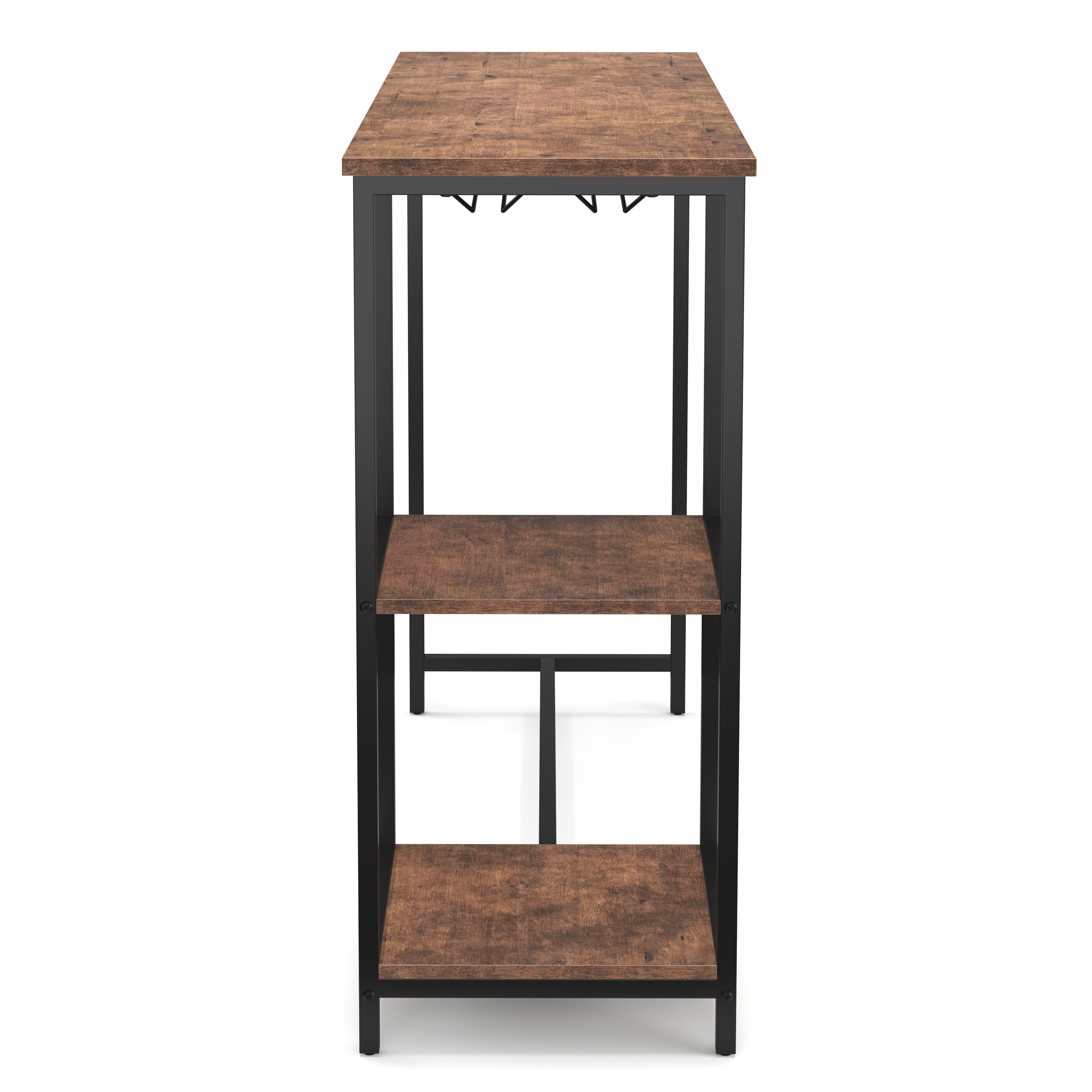 Bartisch mit Barhocker Set Vintage BONITA 120 x 40 x 91 cm