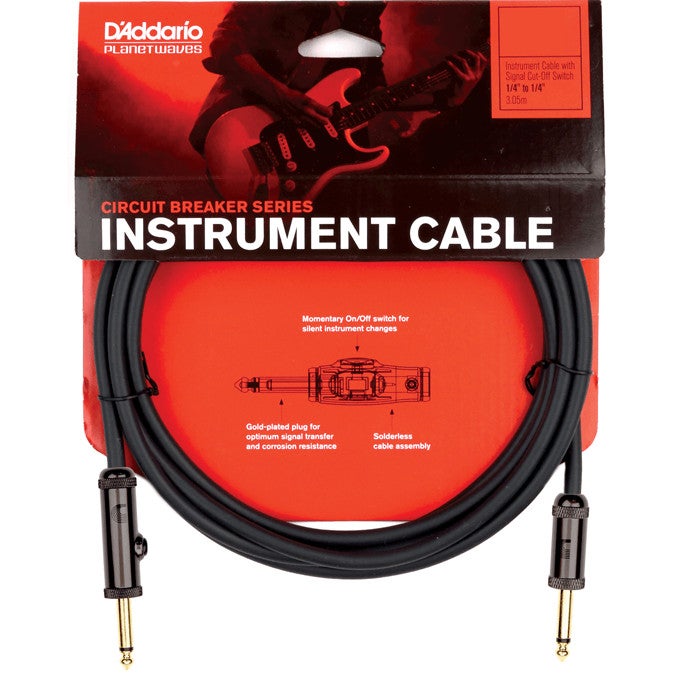 Planet Waves PW-AG-15 Circuit Breaker Momentary instrumentkabel 4.5 m