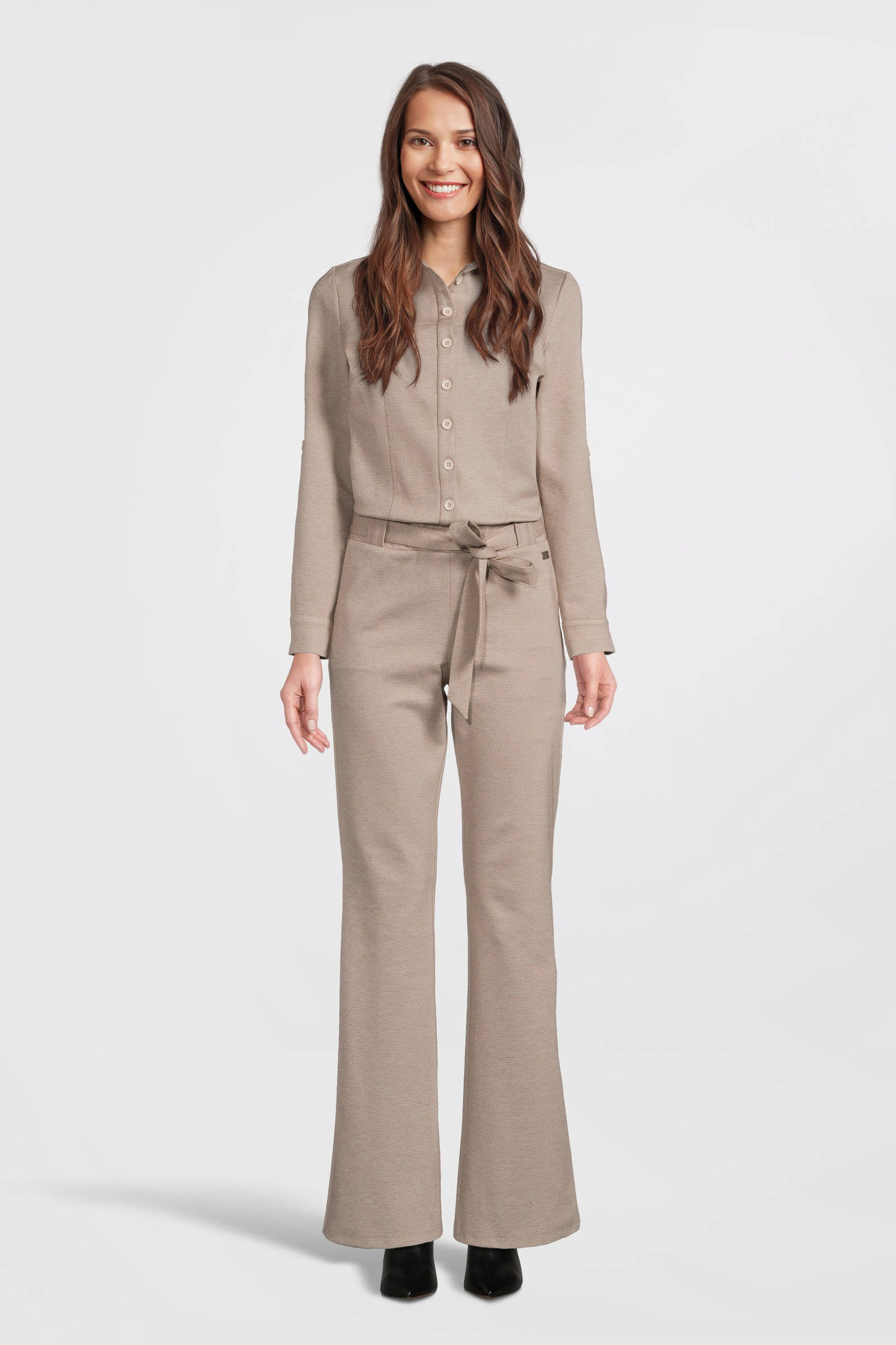 TQ-Amsterdam jumpsuit Mara LS  Beige beige