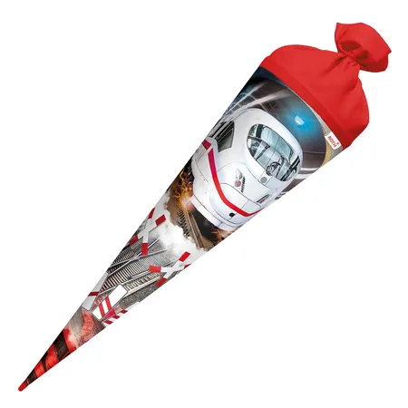 Roth Schultüte Schnellzug mit Filzverschluss, 70 cm, rund