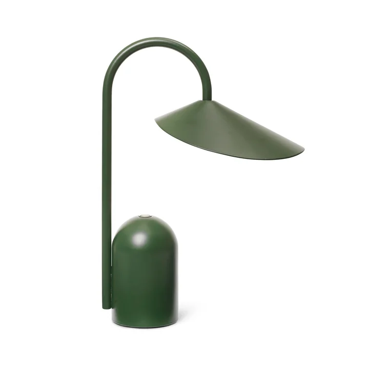 Ferm Living - Arum Akku LED-Tischleuchte, grün