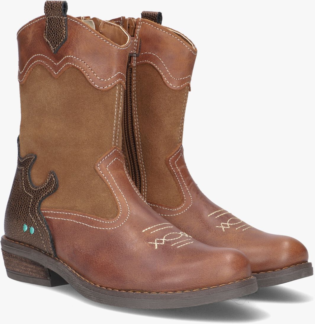 BUNNIESJR cognac bunniesjr enkellaarsjes robin rodeo