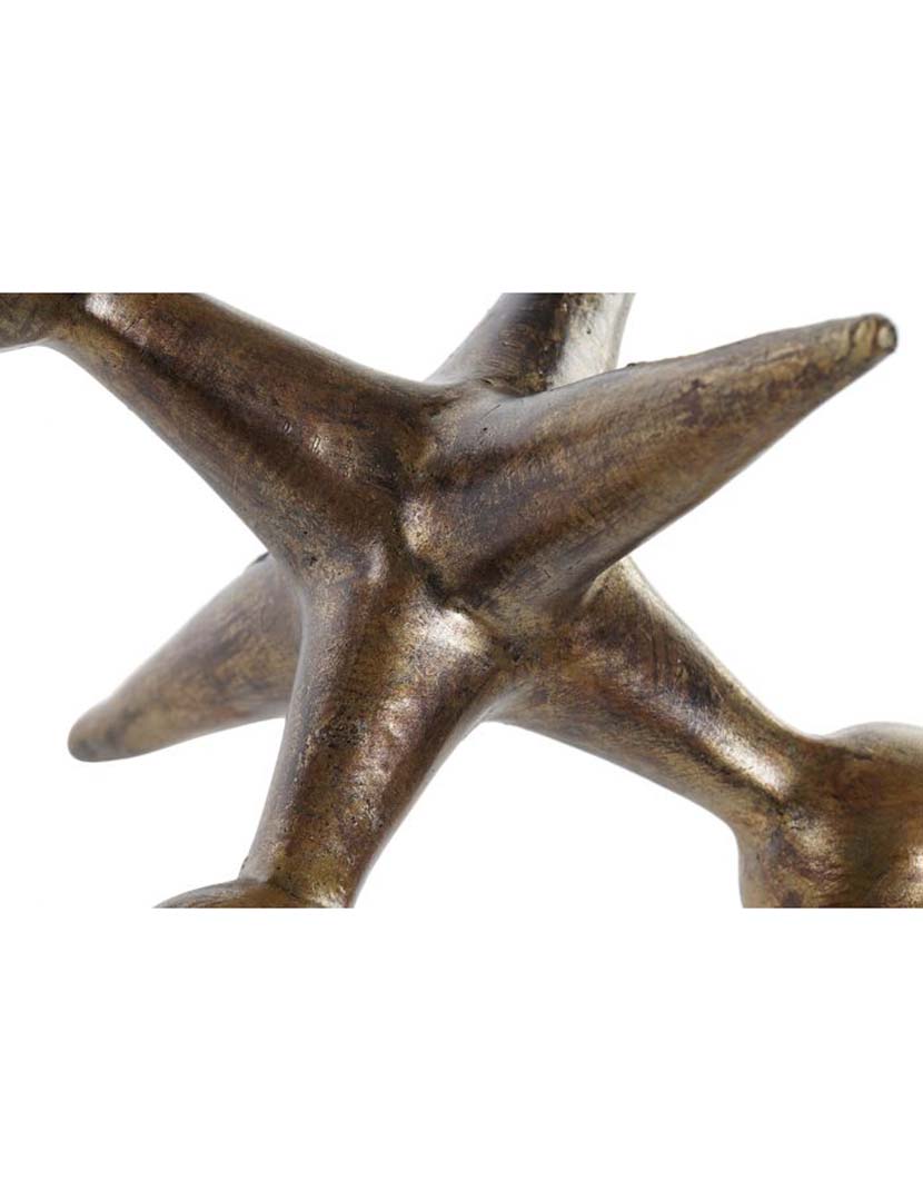 Golden Abstract Figure