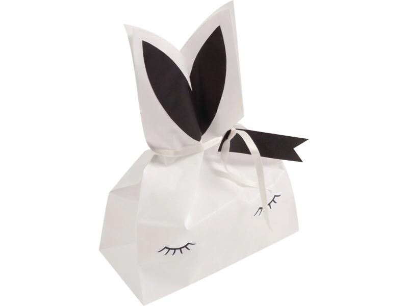 Folia Bastelset Häschen, 9 Stück Papiertüten-Set Häschen