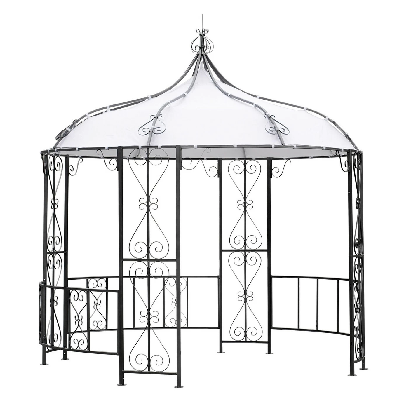 Pavillon Burma aus pulverbeschichtetem Stahl