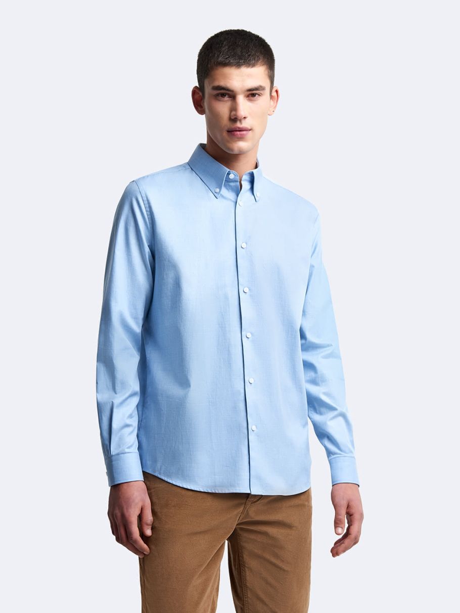 Chemise slim unie