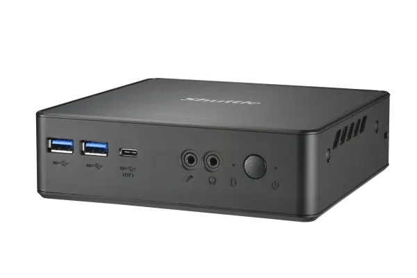Shuttle XPC nano NC40U3 - Barebone - mini PC 1 x Core i3 1215U / op til 4.4 GHz - RAM 0 GB - UHD Graphics 620 - Gigabit Ethernet - sort