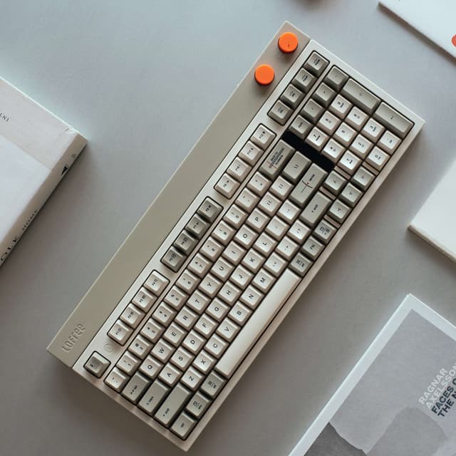Lofree Block TTC gaming-tastatur (Lineære, hvid)