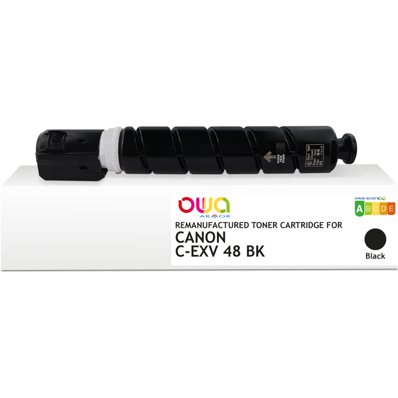 Toner remanufacturé OWA - standard - Noir - pour CANON C-EXV 48 K