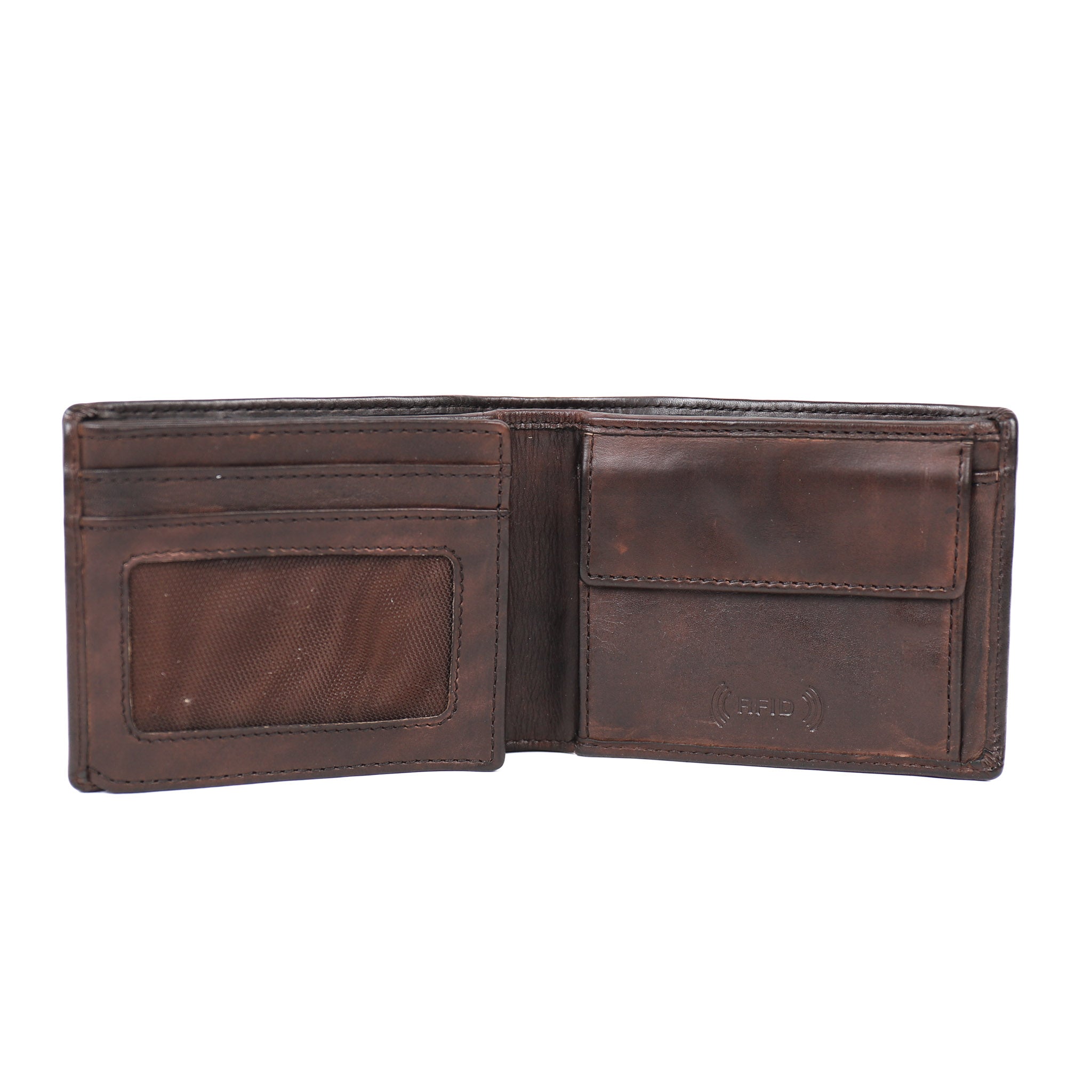 Billfold 'Wesley' donkerbruin Donkerbruin