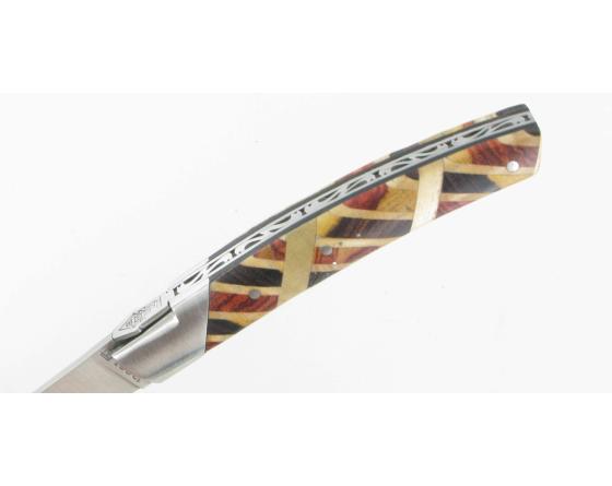 Le Thiers Pirou 10 cm Marqueterie Couteau de poche Le Thiers par Goyon Chazeau