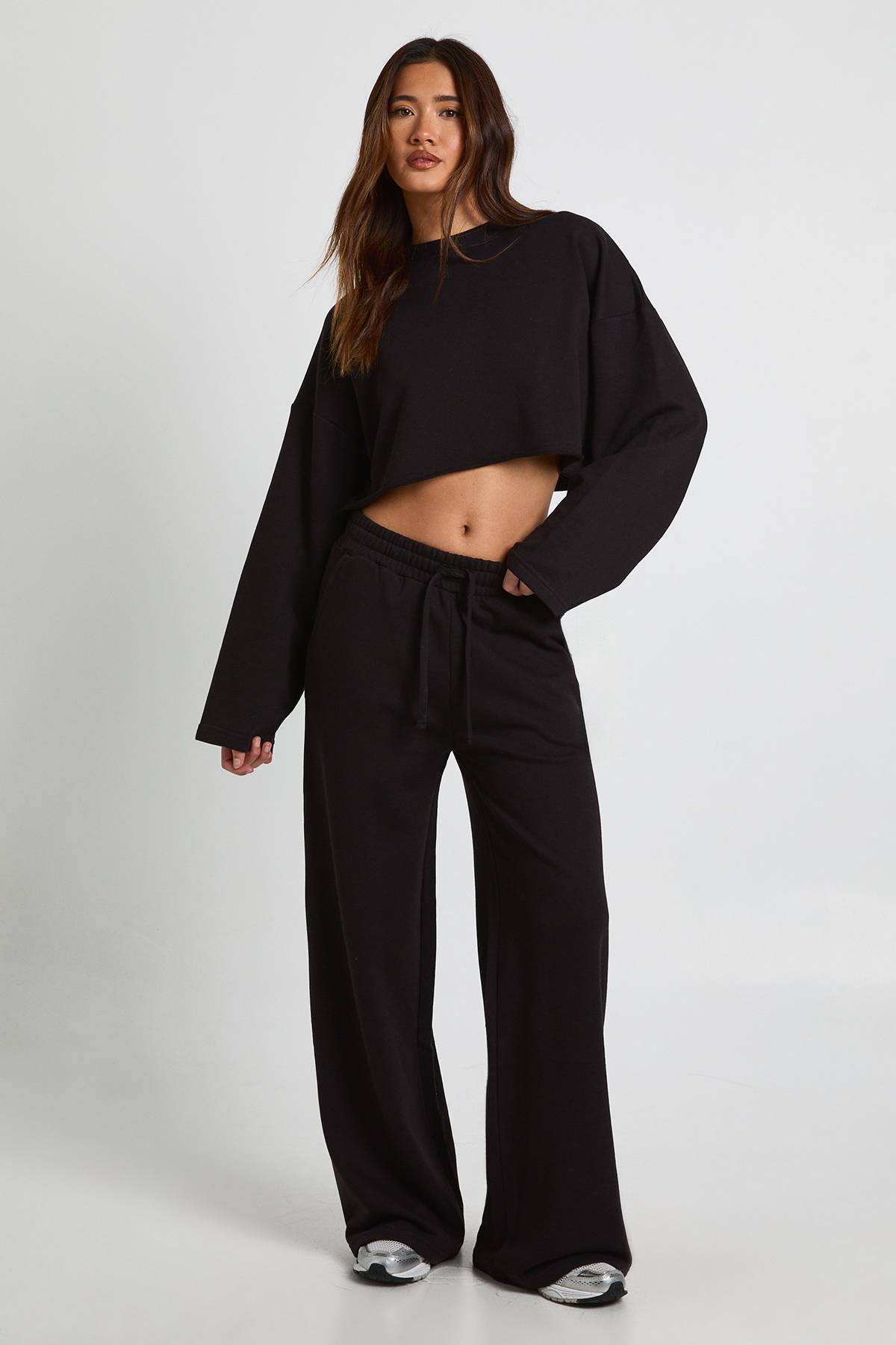boohoo Ensemble De Survêtement Avec Sweat Court Ample