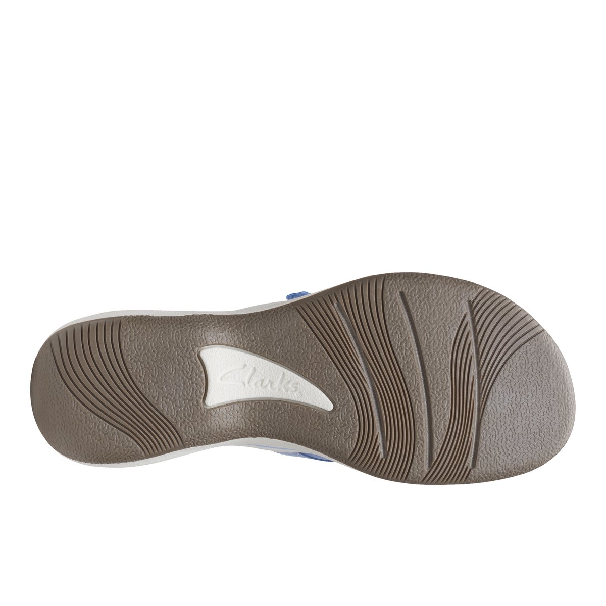 CLARKS-Breeze sea 1-Tongs sandales à talon plat - Talon plat - Autre Violet