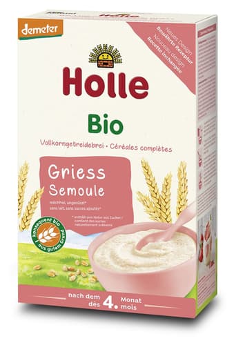 Holle BIO Griess Vollkorngetreidebrei