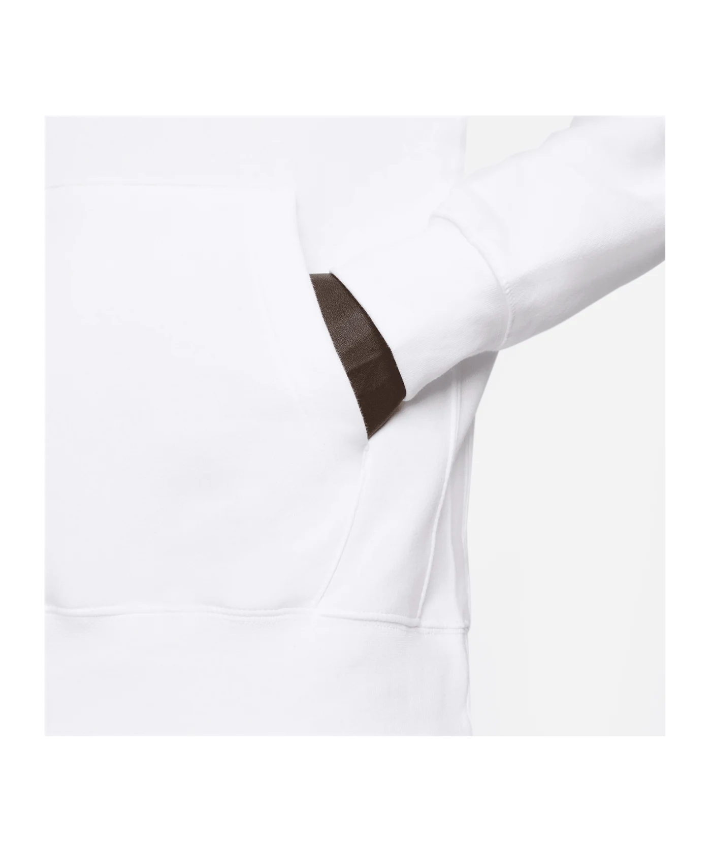 Nike Standart Issue Fleece Hoody Weiss F100