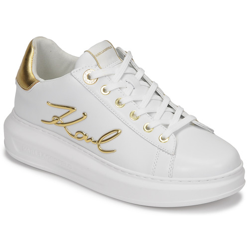 Karl Lagerfeld - KAPRI Signia Lace Lthr Blanco / Oro