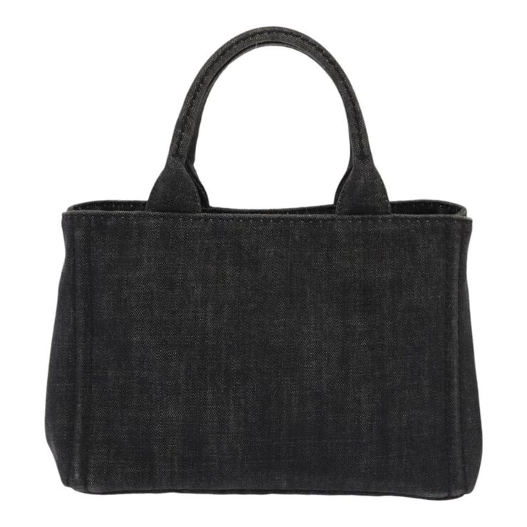 Prada Vintage Prada Canapa Tote Black