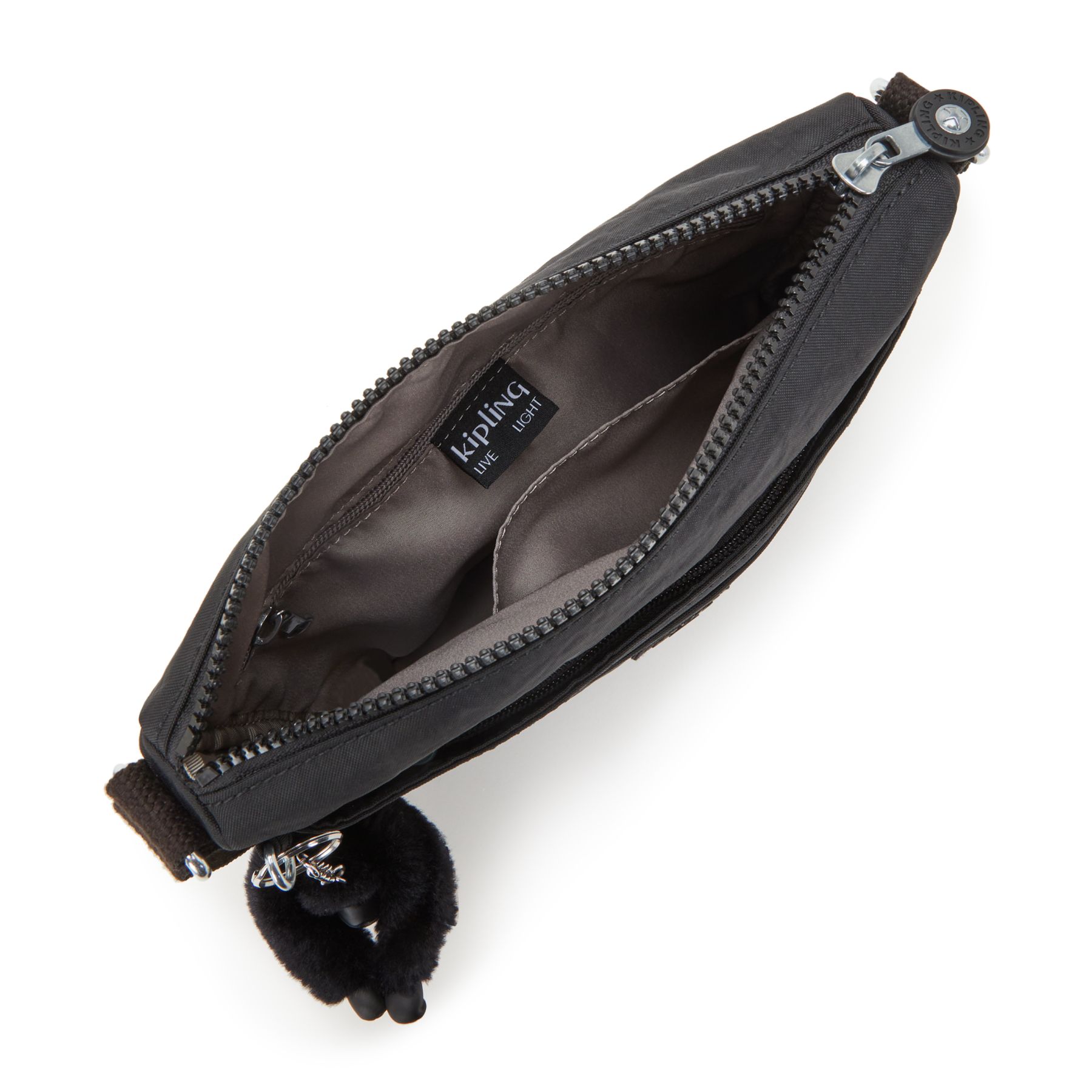 SEBASTIAN Sac à bandoulière moyen avec bretelle ajustable - Black Noir