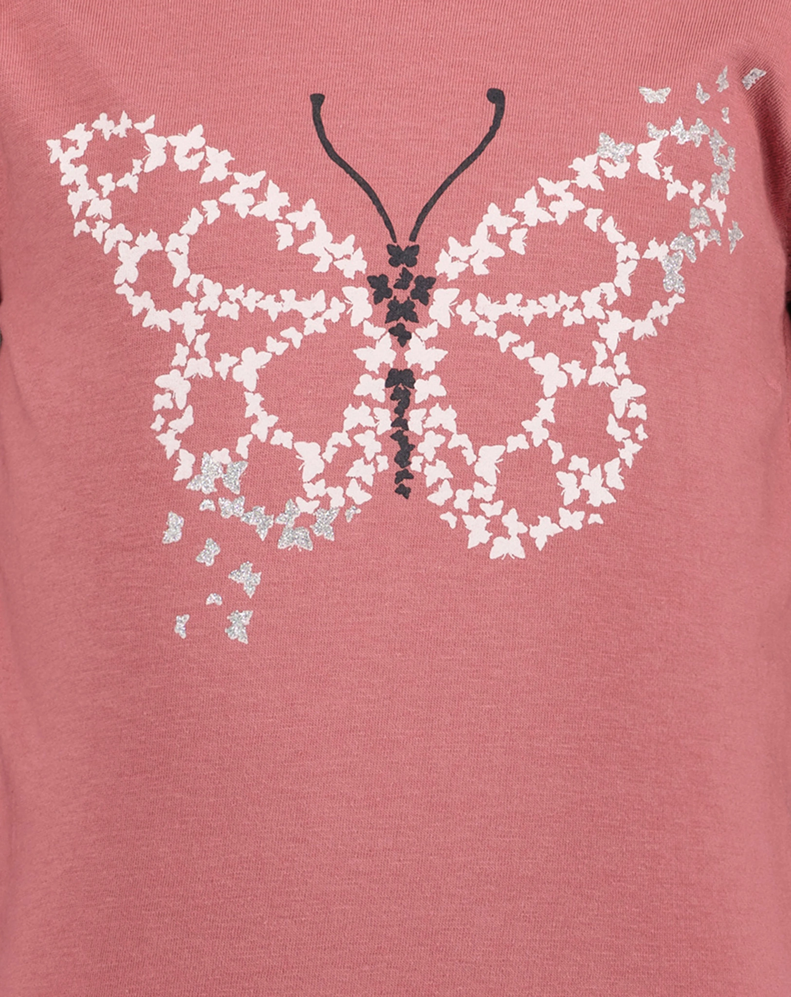 Langarmshirt SCHMETTERLING in aubergine