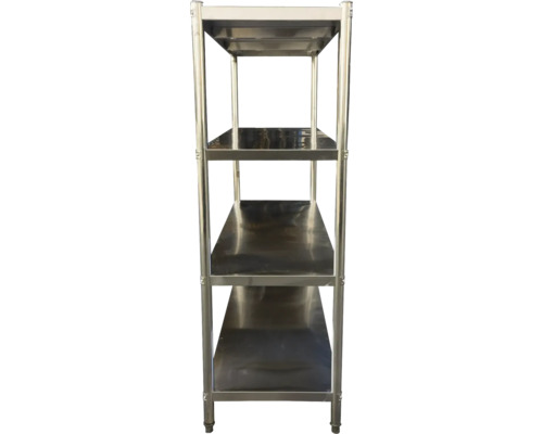 RVS stellingkast, horecastelling Kaiserthal, 180x160x60 cm, 4 schappen, draagvermogen 320 kg