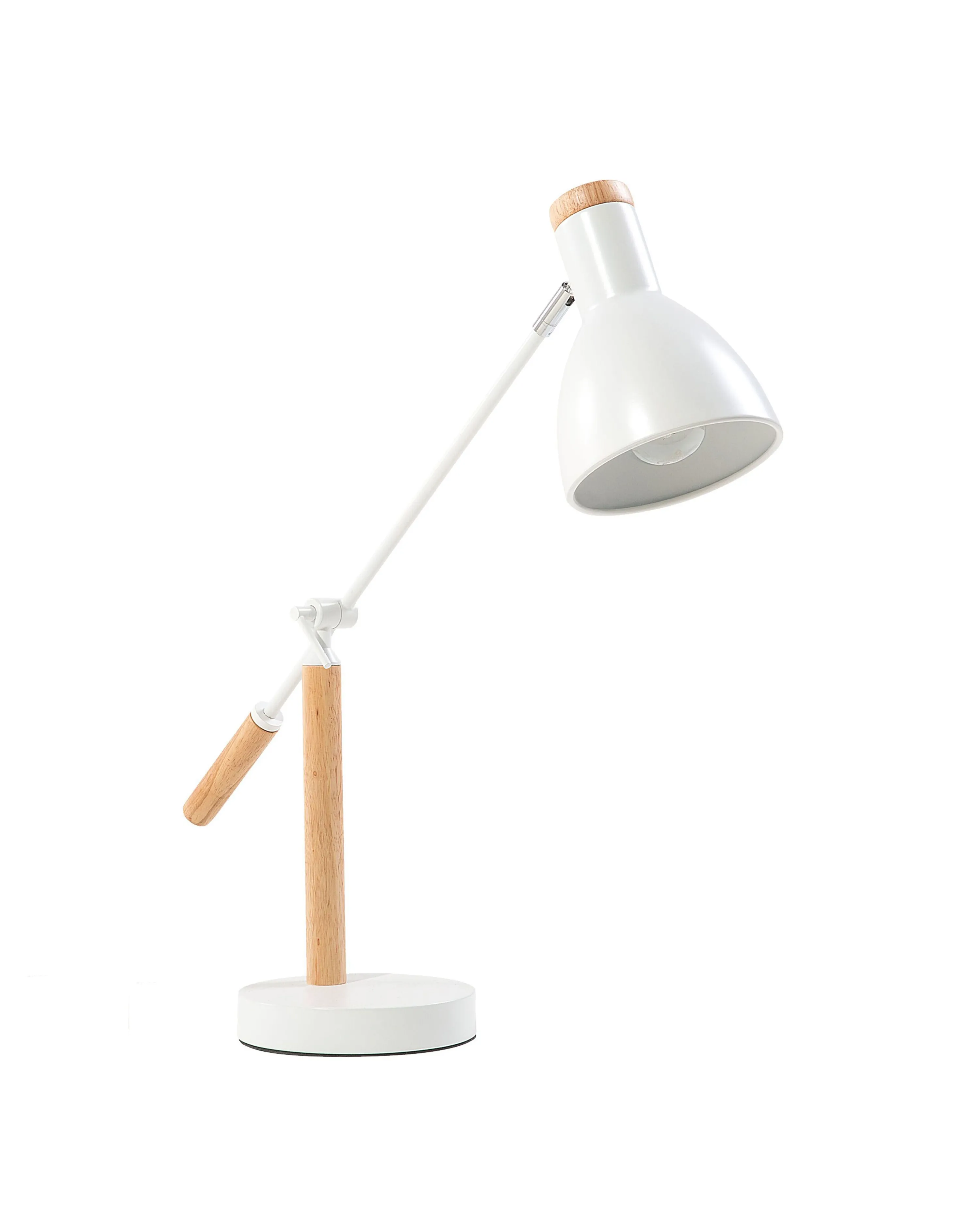 Bureaulamp PECKOS verstelbaar Metaal Wit
