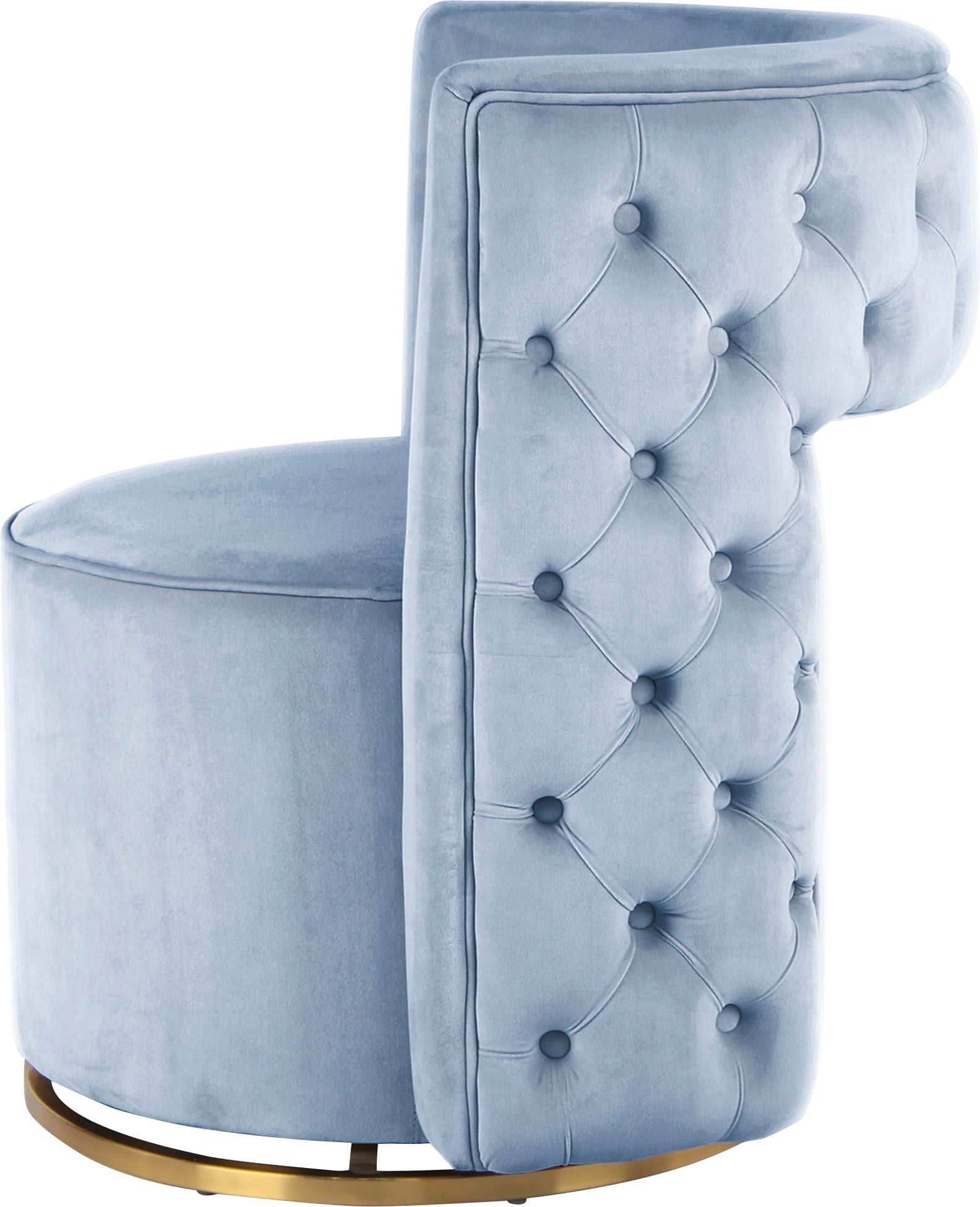 Kayoom Sessel »Drehsessel Sophistic, TOPSELLER! hochwertiges Gestell aus Eisen« Sessel, OTTOs Choice, 1 Stk. tlg. drehbar, elegant, samtweich, gesteppt,
