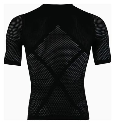 Sous Maillot Manches Courtes Unisexe Le Col Mesh Pro Noir