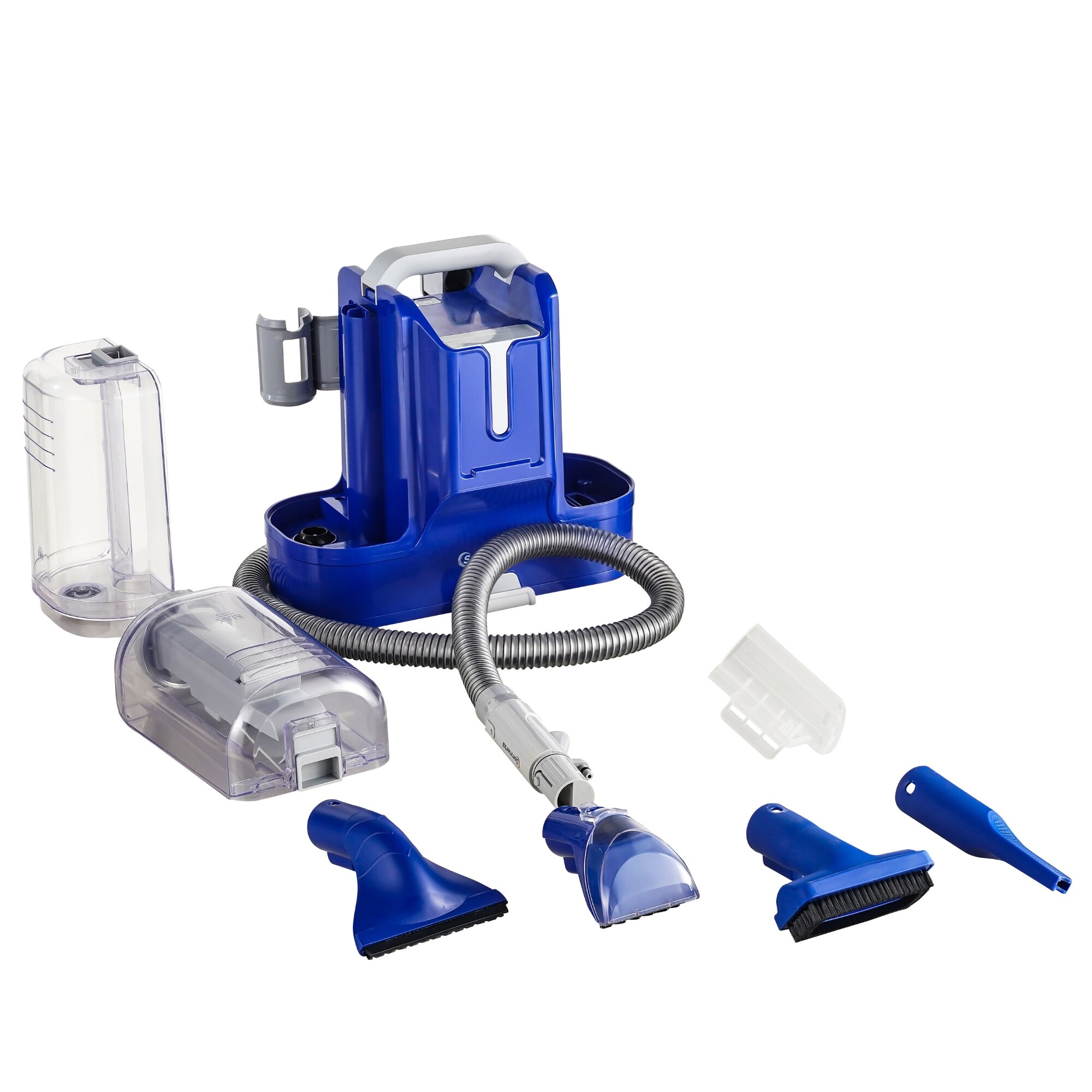 SOMMERTAL CompactCleaner WS450 5in1, Gerät für Teppiche, Treppen, Polster, Sofa, Auto, Tiere, Flecken, Leistungsstarker 450w Motor, Waschsauger, mit Zubehör, Selbstreinigung
