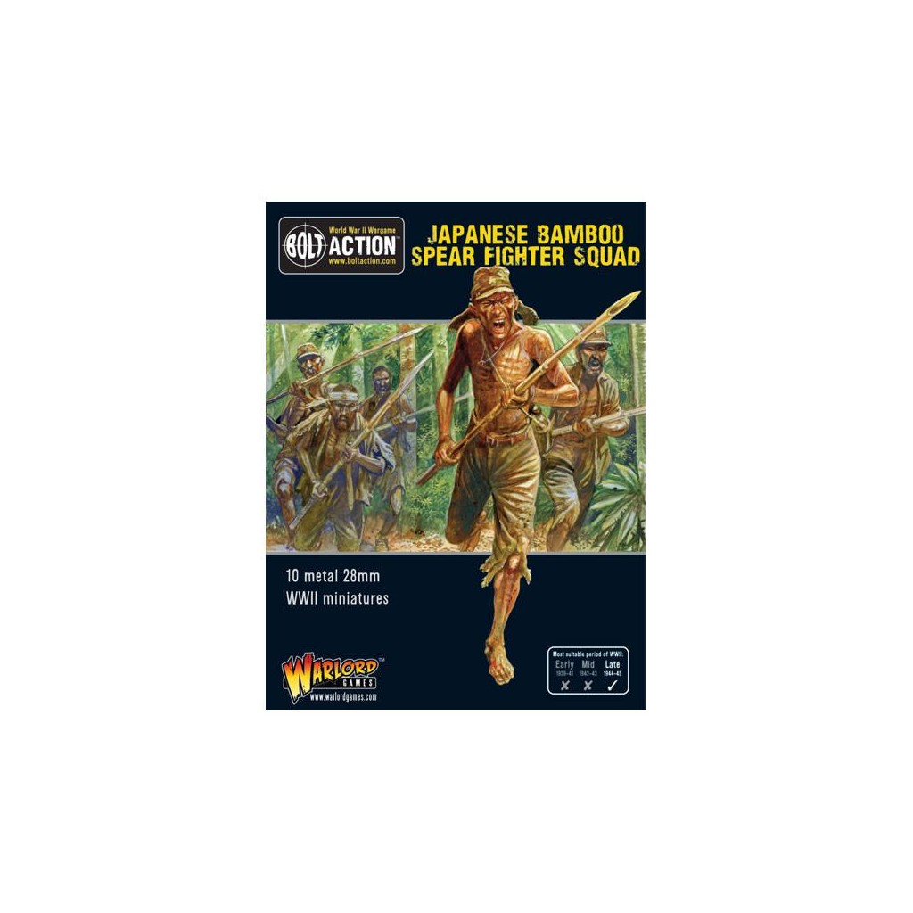 Bolt Action - Japanese Bamboo Spear Fighter squad