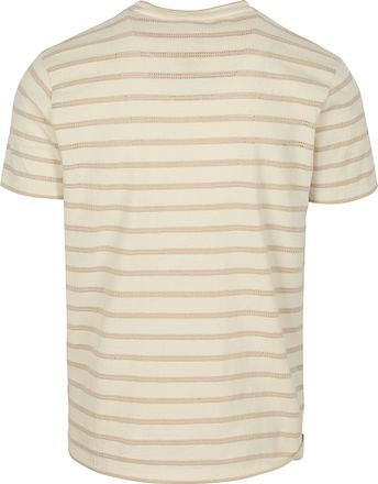 No-Excess T-Shirt Crewneck Jacquard Stripes 27350304-011 kopen