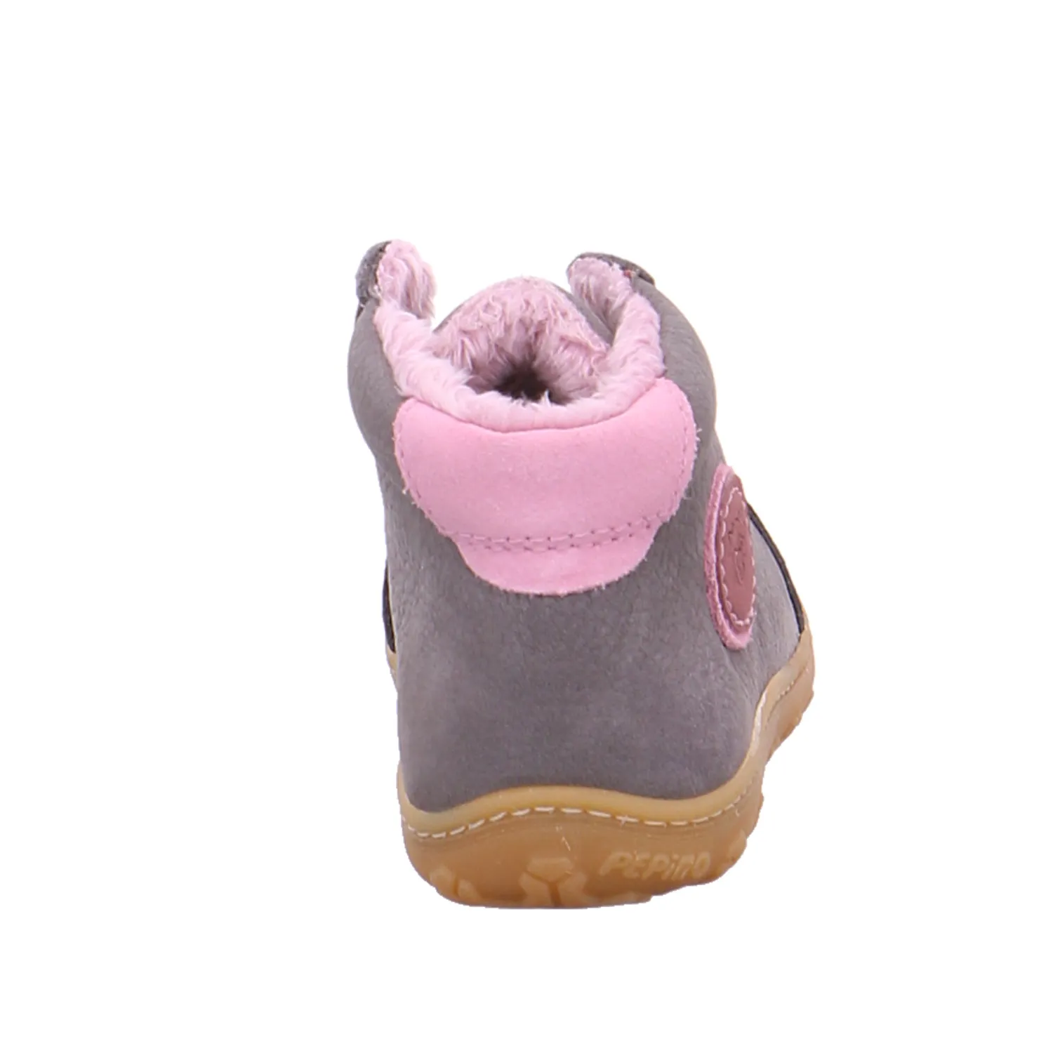 PEPINO Lauflernschuh Silber Leder  Bottine