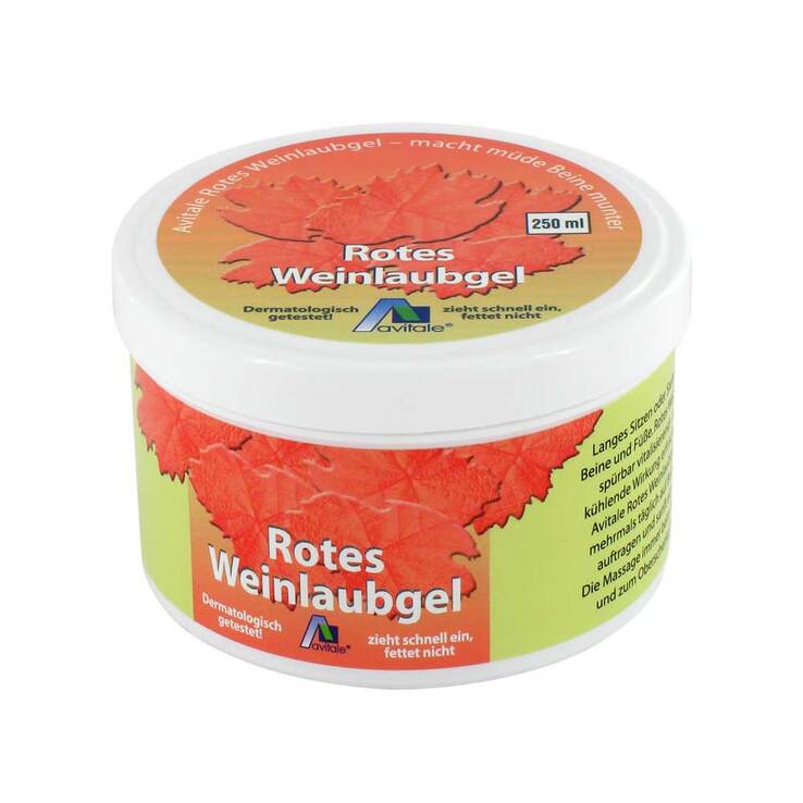 Rotes Weinlaub Gel, 250 ml