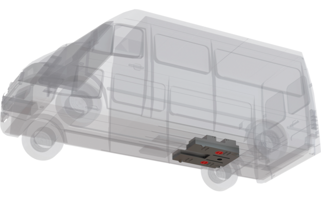 Aplast Abwassertank für Fiat Ducato, Peugeot Boxer und Citroen Jumper 100 Liter