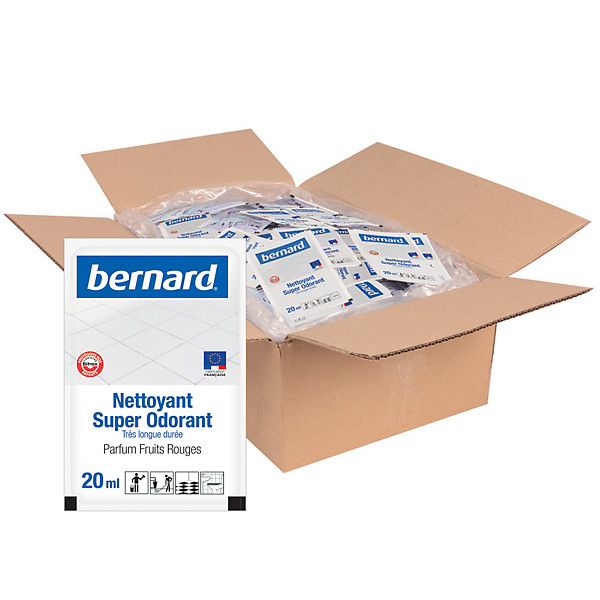 Nettoyant surodorant Bernard fruits rouges 20 ml, lot de 250 doses