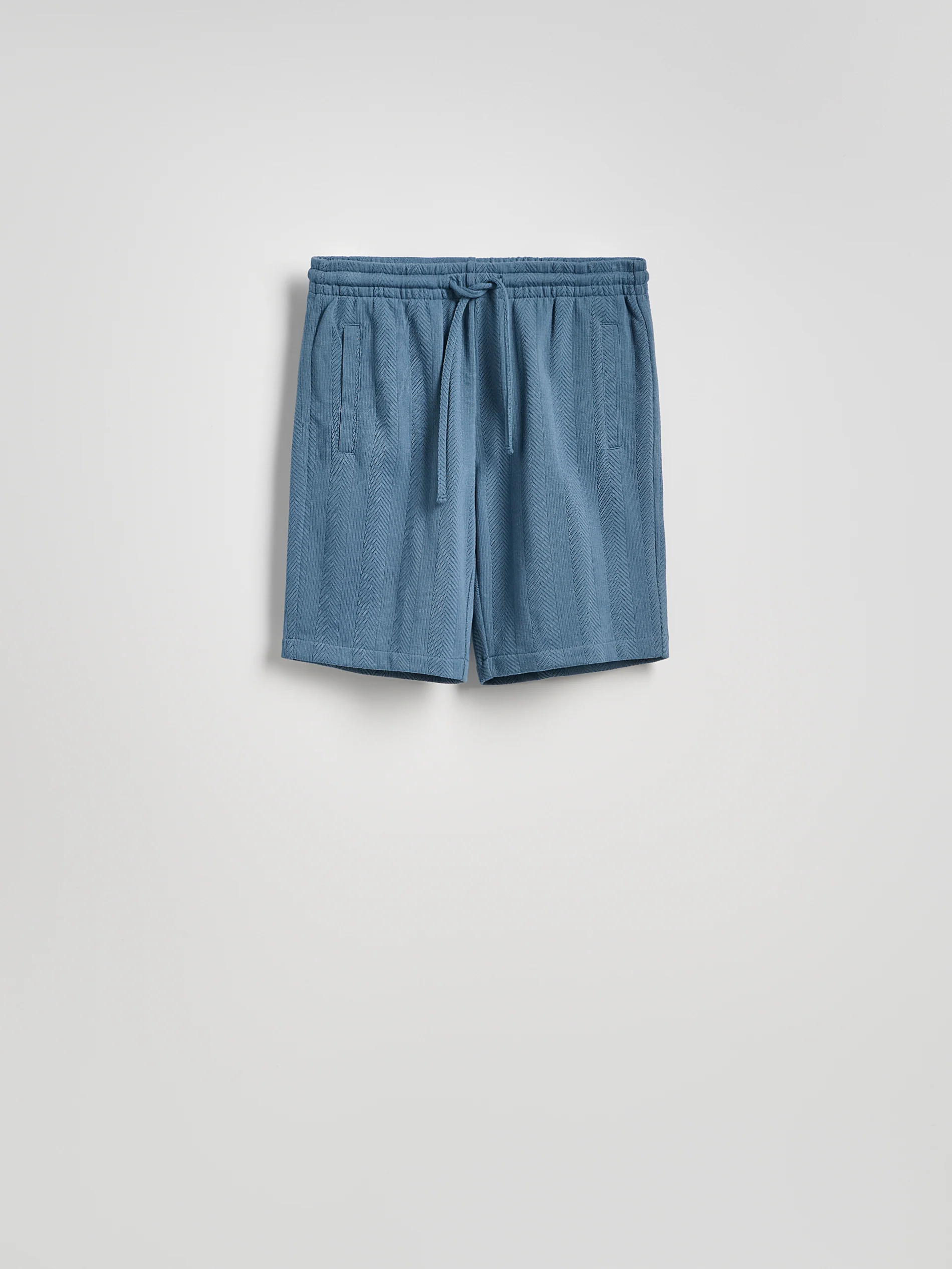 Struktur-Shorts im Regular-Fit