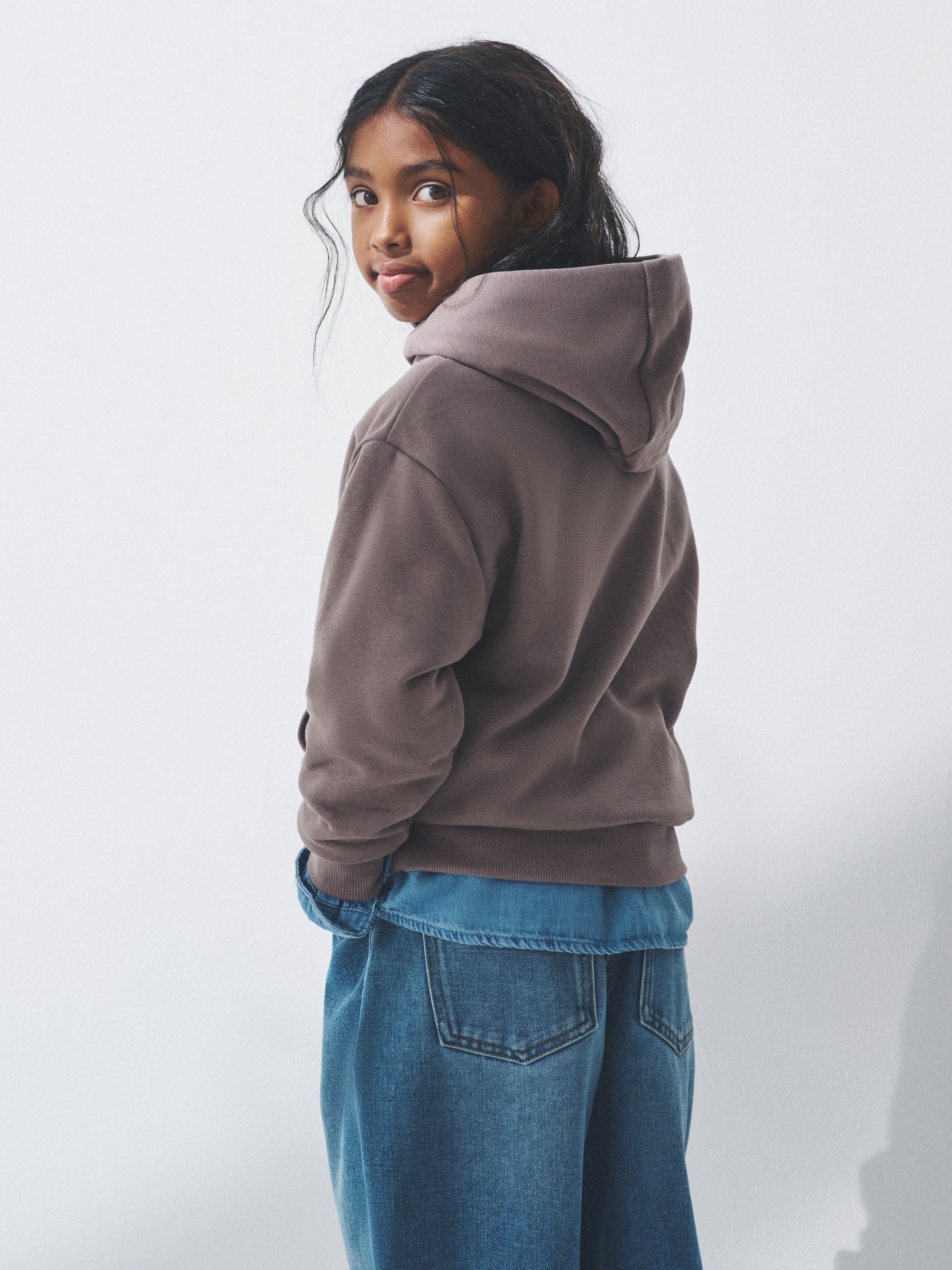 Zwart/Bruin/Crème - The Set verpakking van 4 ruimvallende hoodies