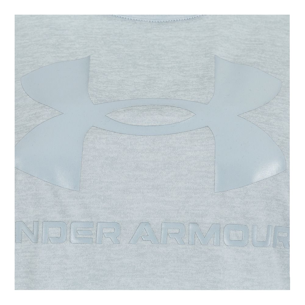 Under Armour UA TECH™ TWIST BIG LOGO GEL - Maillot Femme halo gray medium heather/halo gray
