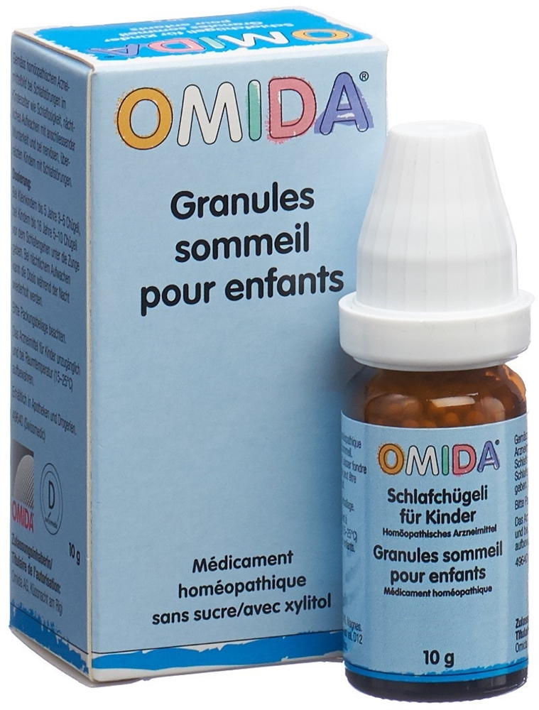 Omida Schlafchügeli Glob ohne Zucker für Kinder Fl 10 g