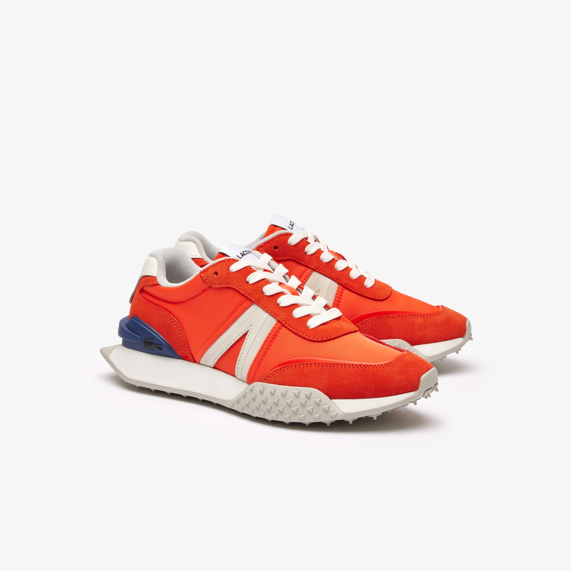 Sneakers L-Spin Deluxe femme en mix matières Sneakers - Orange - Lacoste - Femme