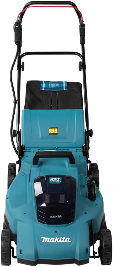 Makita DLM538Z Akku-Rasenmäher 2x18V (ohne Akku, ohne Ladegerät), Petrol