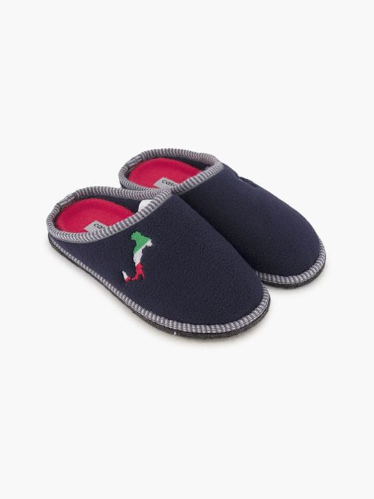 Casa mia ITALIEN Pantoffel Blau
