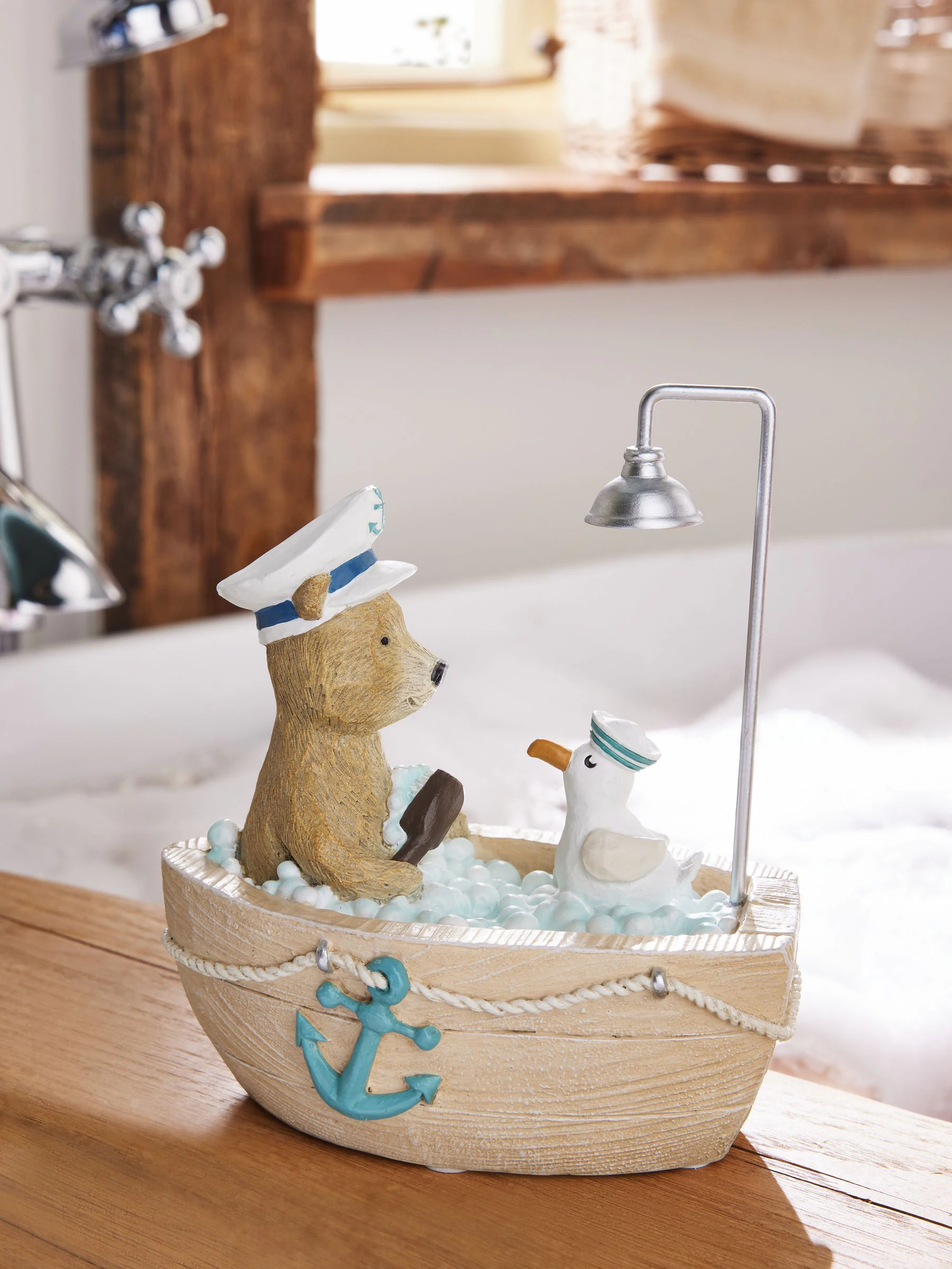 Bertie Bear Sailor Bath Ornament
