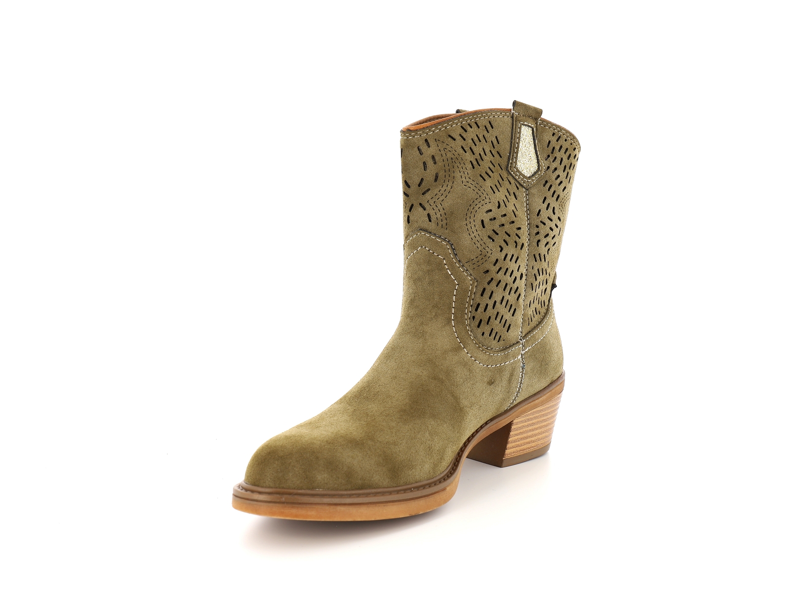 Mustang-1478 506 Cuir Kaki